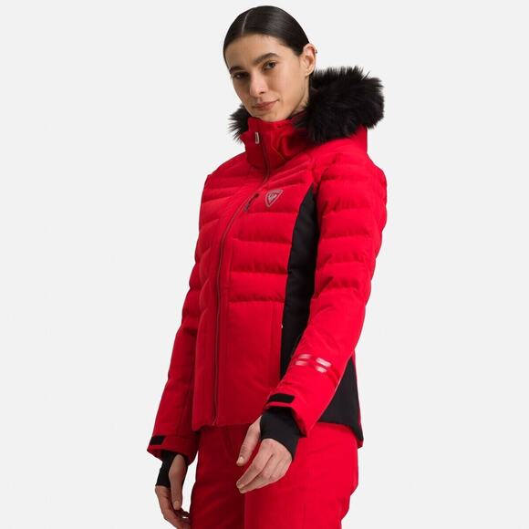 Rossignol Women’s RAPIDE SKI JACKET - Red Size Medium MSRP $320 used once! - Picture 4 of 11
